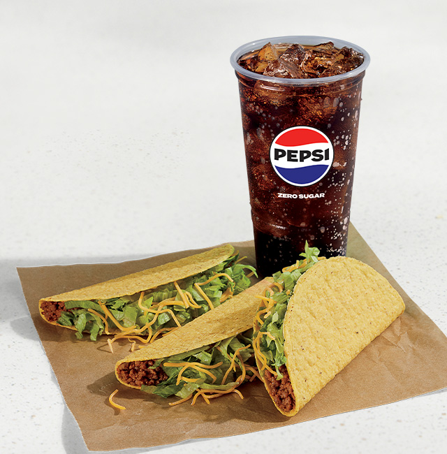 3 Crunchy Tacos Combo