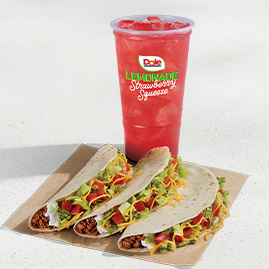 3 Soft Tacos Supreme Combo