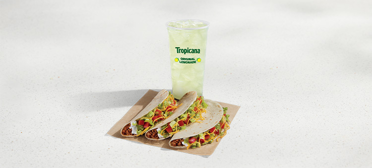 3 Soft Tacos Supreme® Combo