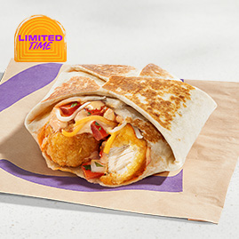 Jalapeno Honey Mustard Crispy Chicken Crunchwrap Slider