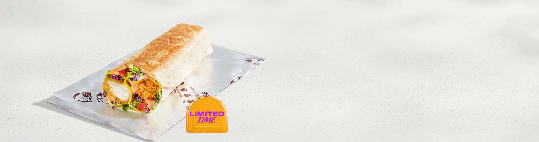 Creamy Chipotle Crispy Chicken Burrito